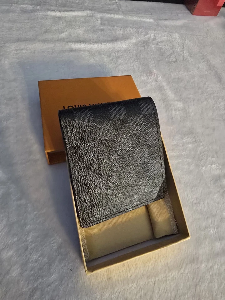 Louis Vuitton Wallet Damier Graphite Bi Fold Black Men's - Image 2 of 2