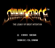 Shining Force - Sega Genesis Game Complete