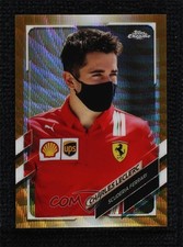 2021 Chrome Formula 1 F1 Racers Gold Wave Refractor 5/50 Charles Leclerc #33 ux8