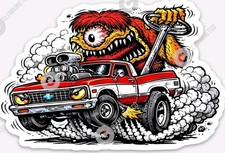 Classic Chevy Truck Magnet - Ratfink Style Chevrolet Hot Rod Rat Fink Car Show
