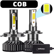 Infitary H4 H7 LED Car Headlight Bulb 30000LM CSP3570 H1 H3 H11 H13 H27 880 9005