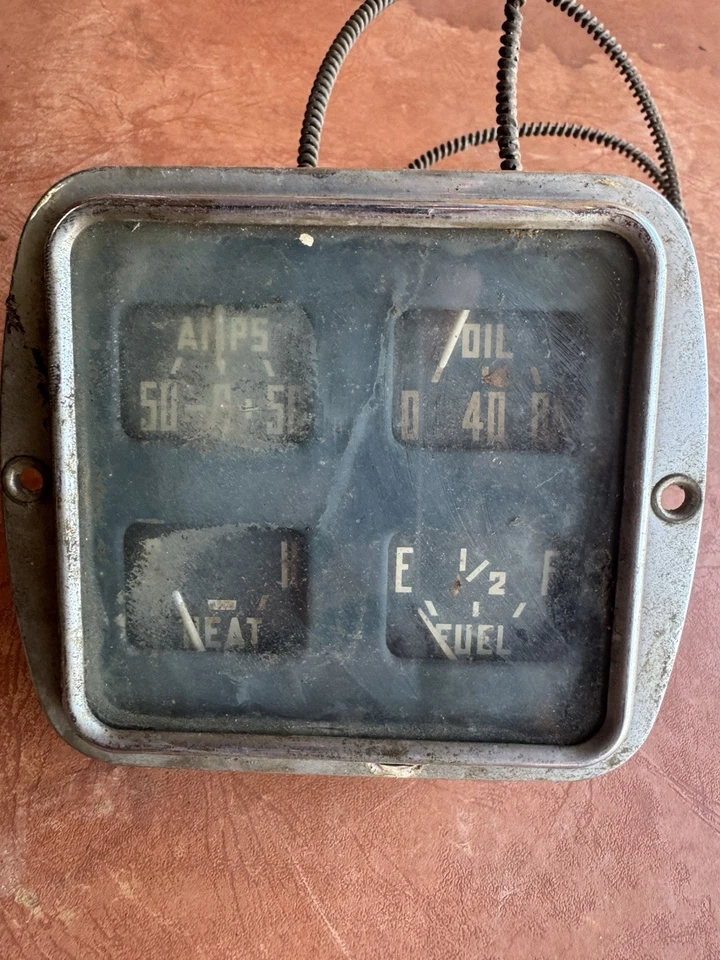 Dodge Pickup 1951 1952 1953 tablero calibre conjunto tablero original Foto 4 de 4