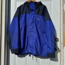 Vintage WearGuard PEPSI Blue Nylon Jacket Sleet Wind Resistant Size Large