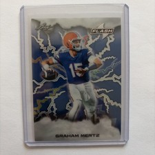 Leaf Flash Graham Mertz 1/1 Pre-Production Proof Football Card