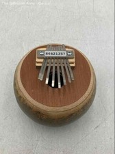 Brown Wooden Top Lightweight Gourd Thumb Musical Instrument 8 Key Piano Kalimba