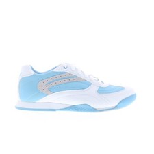 Dexter B4511-8 Womens Blue Leather Lace Up Athletic Bowling Shoes 6