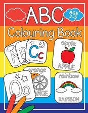 ABC Colouring Book for Kids: Alphabet in Uppercase  Lowercase Letters  Colouri