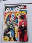 Gi Joe 1983 Destro Figure With Backpack And Full Card 34 Back Cobra Iron 3.75