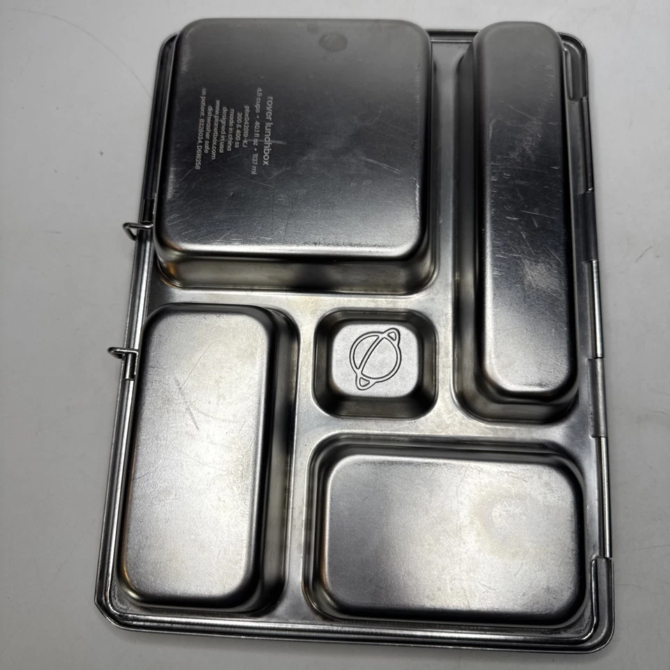 Lancheira PlanetBox Rover aço inoxidável Bento 5 compartimentos - Imagem 2 de 4