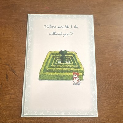 Amberley Good Heavens! Friendship Animals Folded Greeting Card w/ Envelope