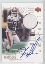 2000 Upper Deck Pros & Prospects Signature Piece 1 Kevin Johnson Auto 11pj