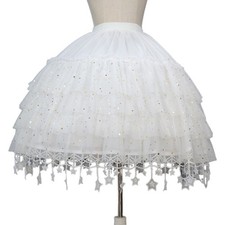 Petticoat Crinoline Slips Wedding Accessories Bustle Cage Skirt with Hoops