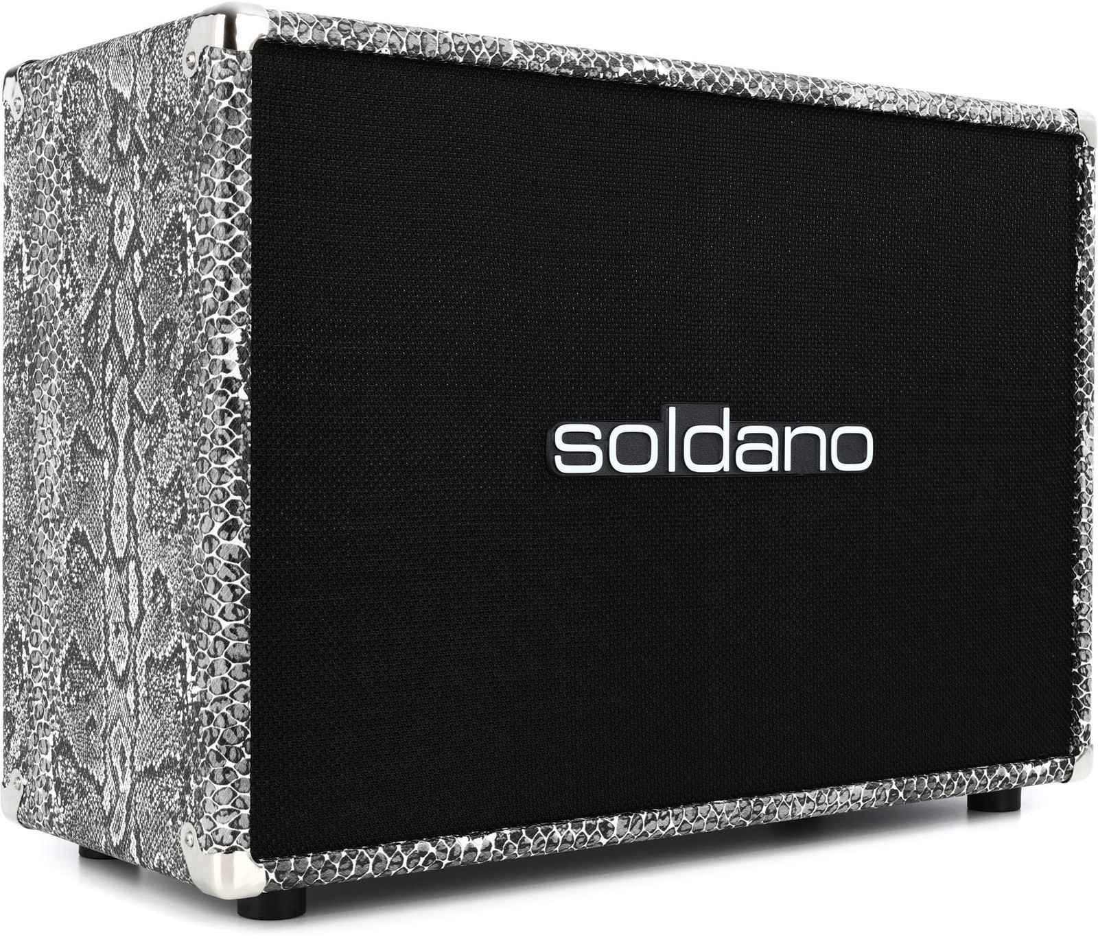 Горизонтальный шкаф Soldano 212 с выдвижным шкафом 2x12 - Змеиная кожа