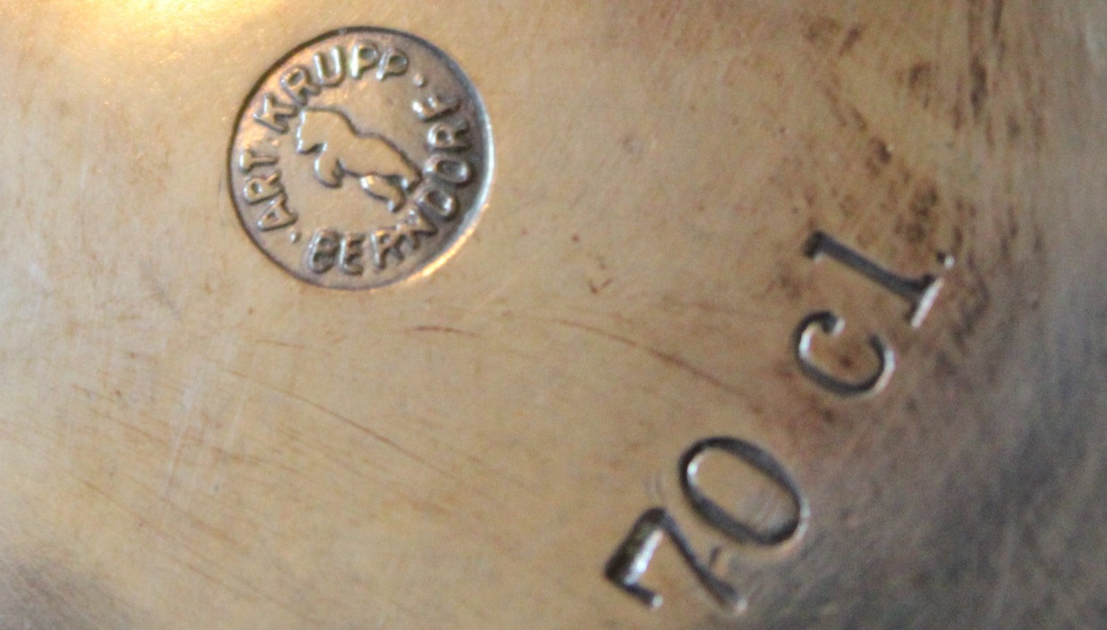 Antique Art Deco Silverplate Coffee Pot Art Krupp Berndorf Vintage 70cl