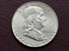 1963-D FRANKLIN HALF DOLLAR 90% SILVER .50¢ UNITED STATES   (A219)