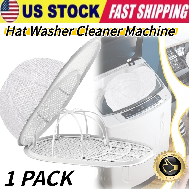 1Pack Hat Washer Baseball Hat Cleaner Cap Washer Hat Washing Cage Holder Frame