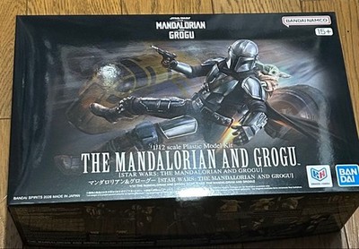 1/12 Star Wars The Mandalorian & Grogu Kunststoff Modellbausatz Bandai