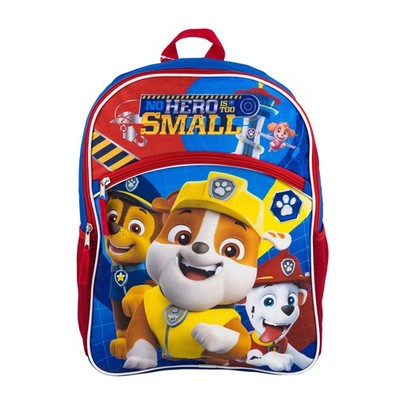 Large Backpack - Paw Patrol - Marshall Rubber 16'' Deluxe Microsilk NEW