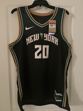 Nike New York Liberty Sabrina Ionescu Explorer Edition Jersey Size 48 Black