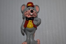Chuck E Cheese Figurine Showbiz Pizza Time 1985 Resin 2.5" -VINTAGE   (HCX33)