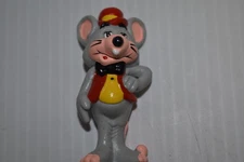 Chuck E Cheese Figurine Showbiz Pizza Time 1985 Resin 2.5" -VINTAGE   (HCX33)