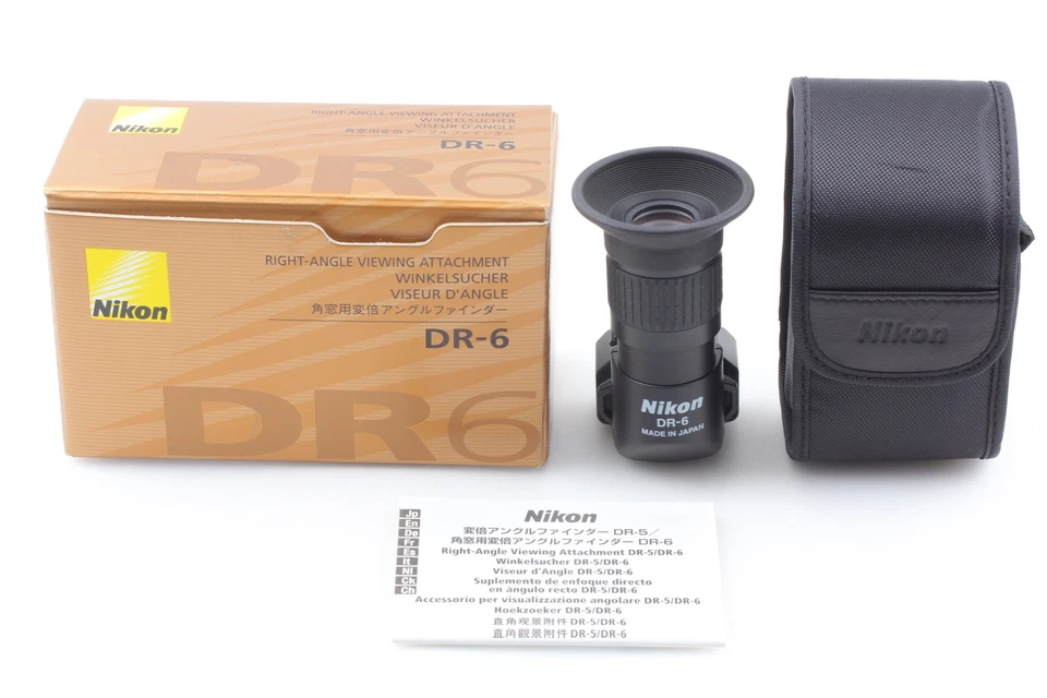 [Unused in Box] Nikon DR-6 Right Angle Viewfinder 1x 2x For D Series From JAPAN - Image 3 of 4