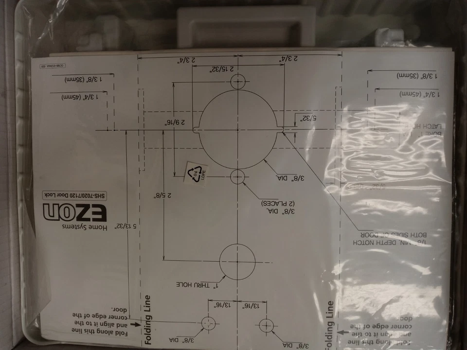 Cerradura de puerta digital teclado Samsung Ezon Shs-7100xms Foto 3 de 4