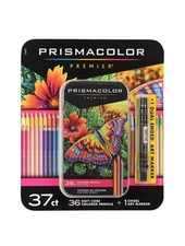 Prismacolor Premier 36-Pc. Plus 1-Pc. Bonus Marker Fine Art Pack Colored Pencils