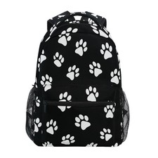 Backpack Animal Puppy Dog Paw Print Adults School Bag Casual College Bag Trav...