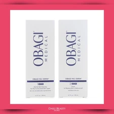 Obagi Nu Derm Gentle Cleanser & Toner 6.7oz 200ml NEW SEALED FAST SHIP
