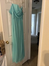 David s Bridal Mesh Convertible Long Dress Size 4 Style 31011812