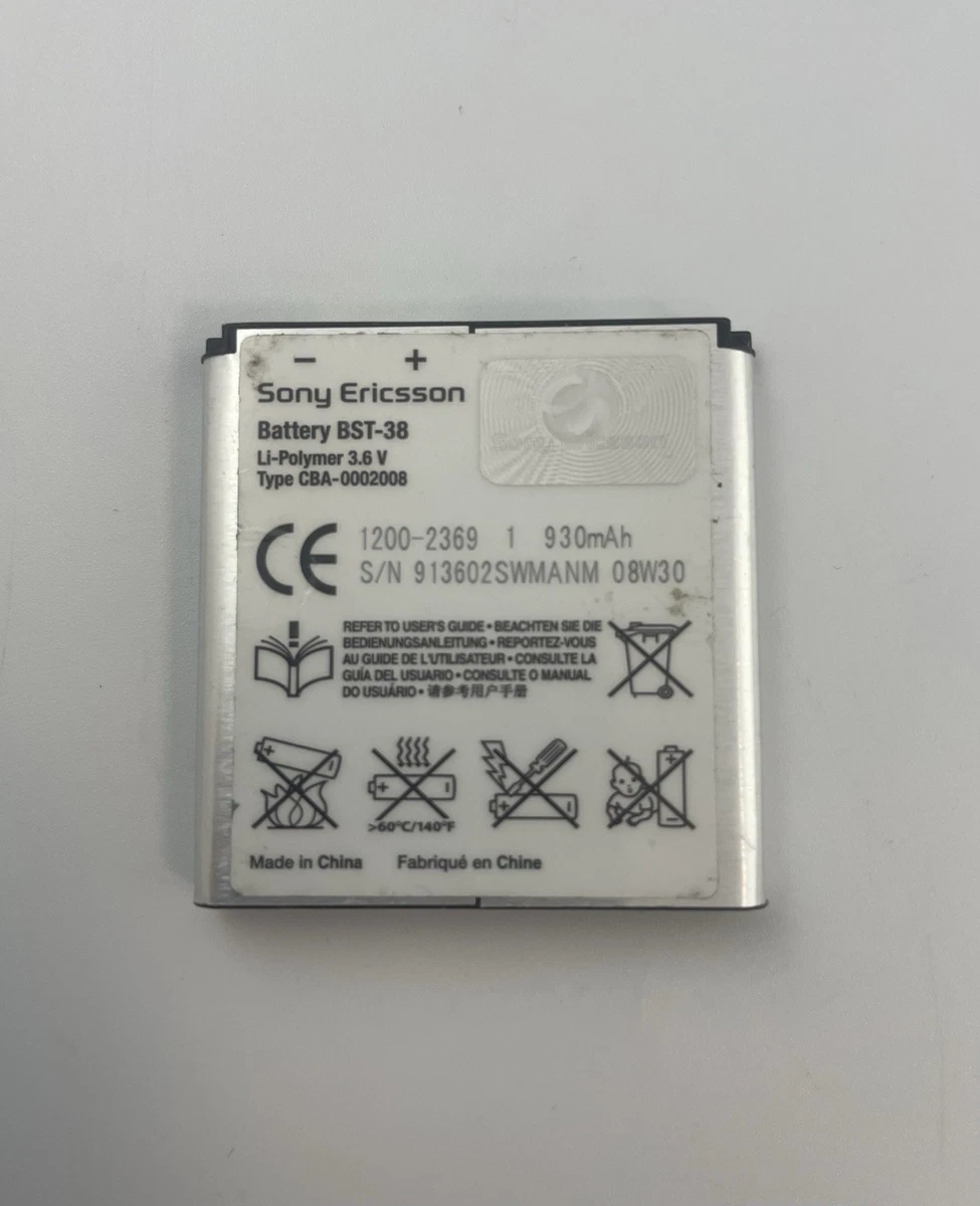 Batterie D'origine Sony Ericsson BST-22 - Pour T300 T310 T306 T312 - Neuve