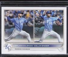 Dylan Coleman / Collin Snider RCOM, RC 2022 Topps Update #US147