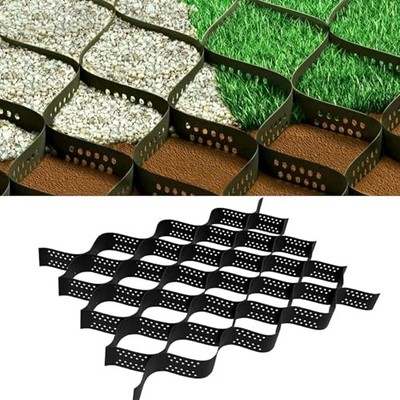 2 Inch Depth Gravel Ground Base Grid Stabilizer Mud Slope Control 6.5 X 16.5 FT