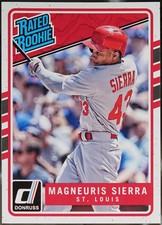 2017 Panini Chronicles - Donruss Rated Rookies Baseball Magneuris Sierra #218 NM