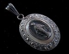 Vintage 925 Sterling Silver Madonna Virgin Mary Pendant Signed Ann Gale — photo 7
