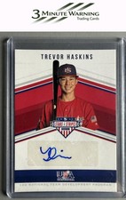 2018 Panini USA Baseball  #14NT-TH Trevor Haskins Signatures #/194