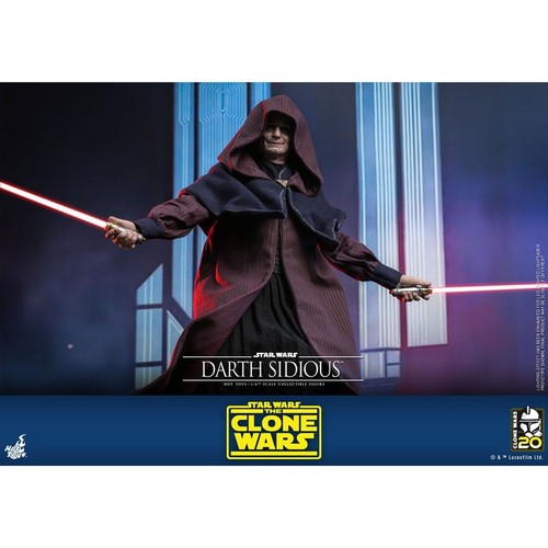 Hot Toys Star Wars - Darth Sidious - Le guerre dei cloni 1/6 - Foto 12 di 12