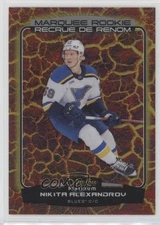 2022-23 O-Pee-Chee Platinum Marquee Rookies Hot Magma /499 Nikita Alexandrov z6b