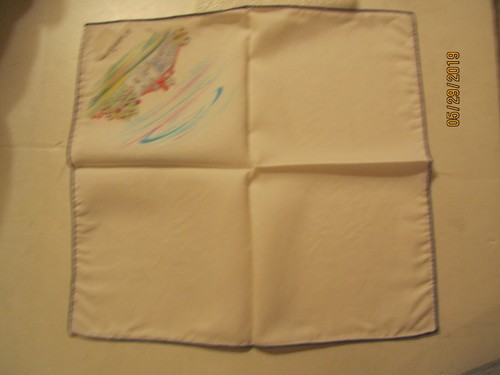 Mt. Vernon, Va Hand Painted Handkerchief - Picture 4 of 4
