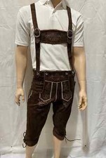 Lederhosen 100 Real Leather German Bavarian Shorts Oktoberfest