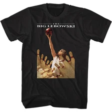 The Big Lebowski Movie Jeffrey Lifting Bowling Ball To The Gods Men's T Shirt  