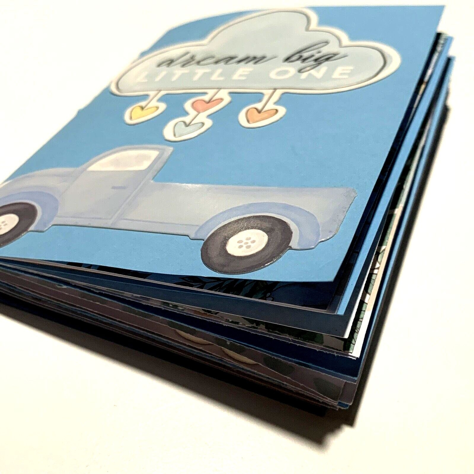 Handmade Baby Book Junk Journal Photo Album Journaling 4.25" x 5.75" 40 pages