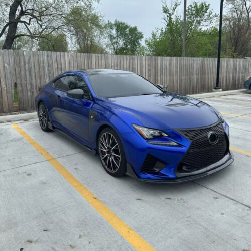 REAL CARBON Fiber Rear Bumper Diffuser Front Lip Side Skirt For Lexus RC F 15-18 - Picture 6 of 15