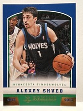 2012-13 Panini Gold Knight Alexey Shved #297 Rookie RC Minnesota Timberwolves