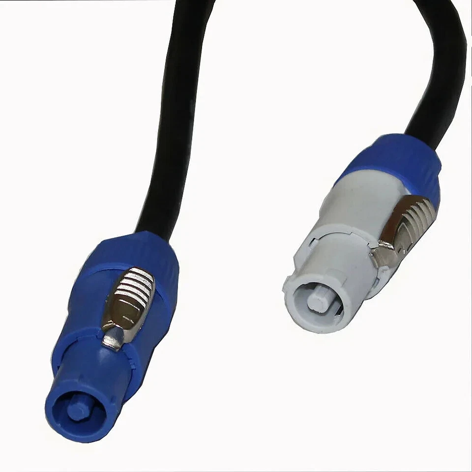8 cables PowerCon 6 pies azul A a gris B conectores 14 AWG Foto 3 de 3