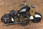 Metal Tin Black Motorbike Model Brand New Indiana Style Motor Bike Model