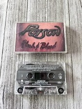 Poison Flesh  Blood Cassette Tape 1990 Enigma/Capitol Records