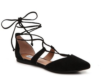 steve madden lace up flats