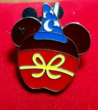 Disney Trading Pin, Hidden Mickey, Candied Apple, 2014, 1 of 7, Mickey d